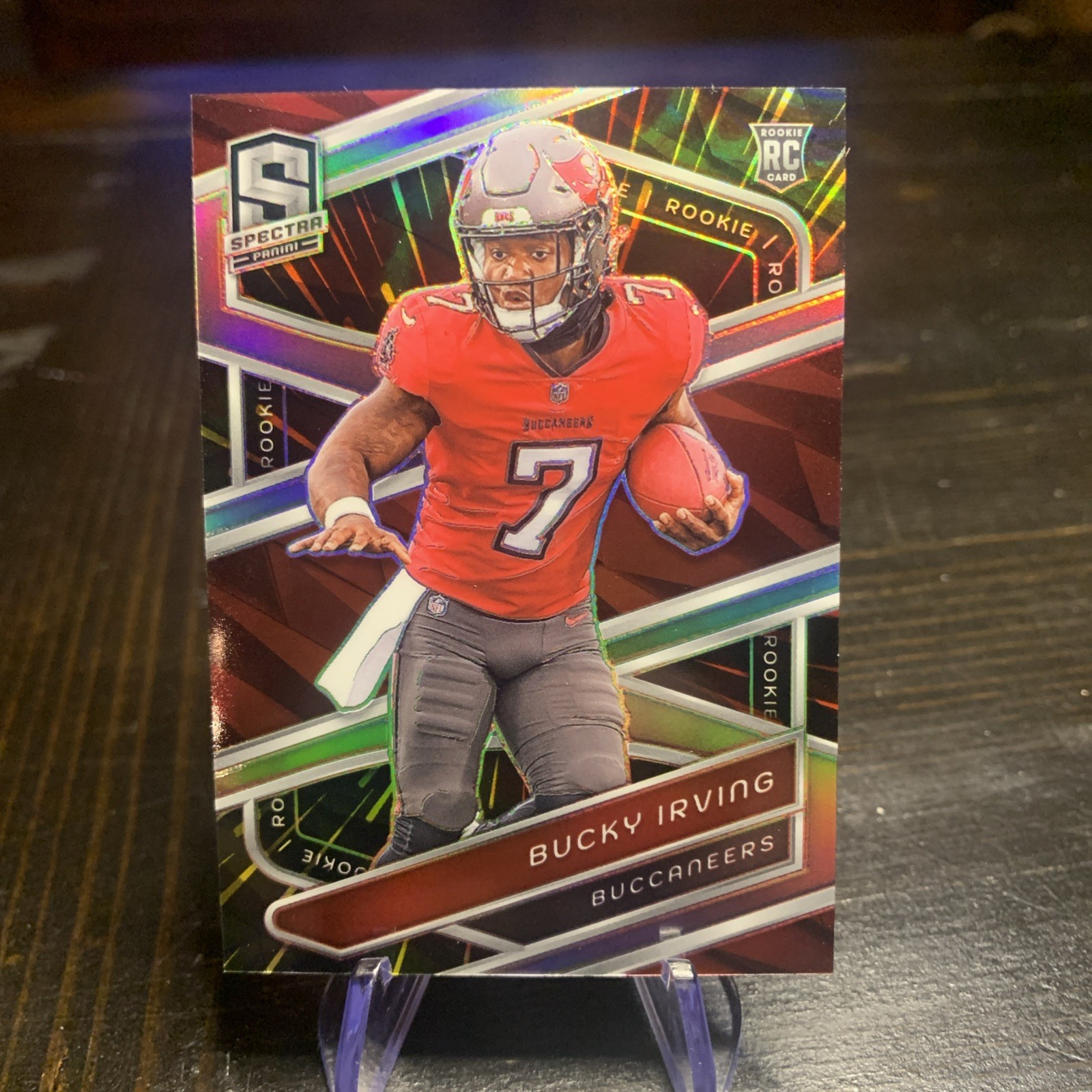 2024 Panini Spectra - Rookies Bucky Irving #145 Hyper Prizm /75 (RC)