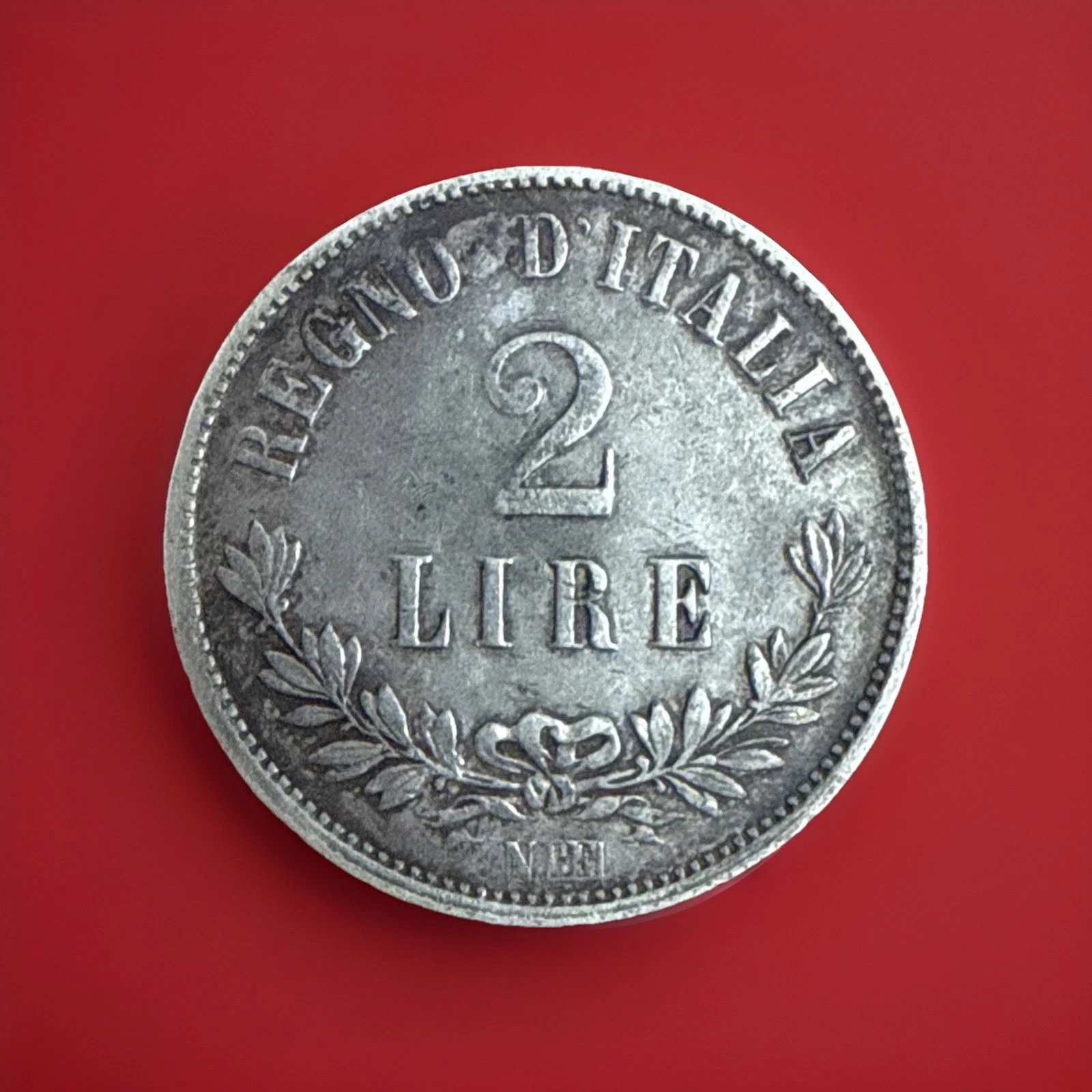Monnaie Vittorio Emanuele II 1863 2 Lire Regno D’Italia