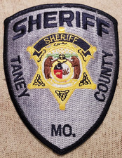 MO Taney County Missouri Sheriff Shoulder Patch