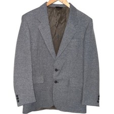 Levi's Action VTG Suit Blazer Mens 40R Gray Sport Coat 70s Sta-Prest Jacket