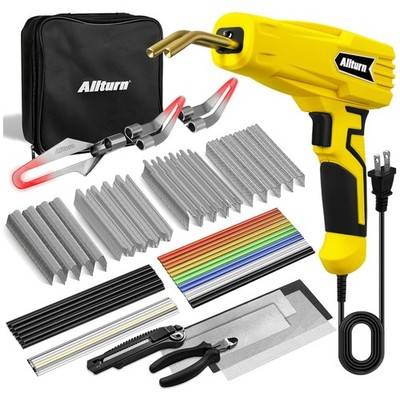 Innovative Plastic Welding Solution - 2-in-1 Hot Stapling Gun for DIY Projects