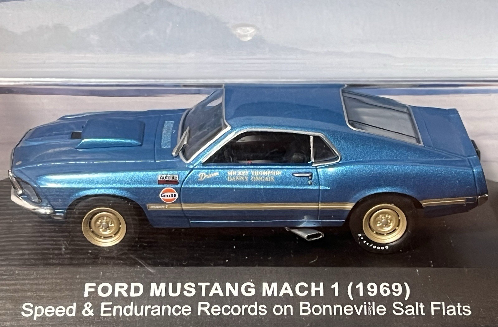 Ford Mustang Mach 1 1969 Altaya miniature 1:43 de haute précision pour vitrine