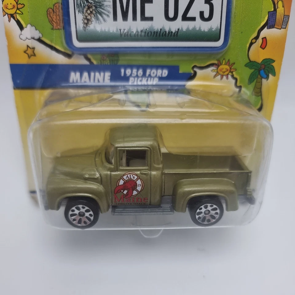 Caja de cerillas vintage Across America serie 50 cumpleaños 2001 Maine Foto 4 de 4