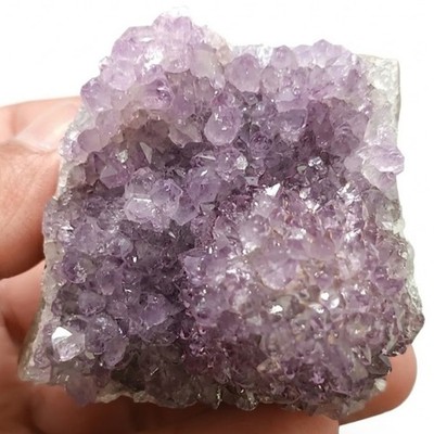 Amethyst Druse Uruguay 325 g Kristall Geode Mineral Unikat Deko Heilstein