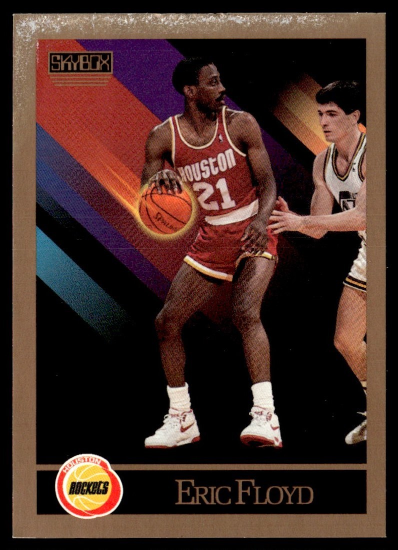 1990-91 SkyBox Eric Floyd Houston Rockets #107