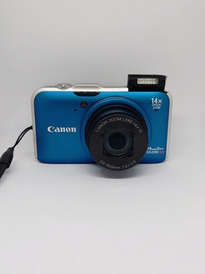 Canon PowerShot SX230 HS 12,1MP 14x Kompakter optischer Full HD Zoom 3'' Blau/Arg