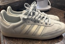adidas Samba OG Wonder Silver IG6177 Suede Men's Athletic Sneaker Chalk White