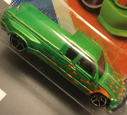 Hot Wheels 2/10 Heat Fleet Customized Chevy C3500 VGC Card In Pro Pack - Picture 2 of 5
