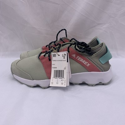 Adidas Terrex Voyager Sleek Womens Size 8.5 Green Pink Water Hiking Shoes FX5959