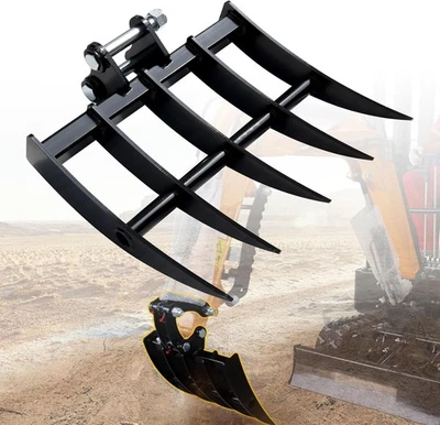 MMS Schwabenbagger Roderechen 50 cm Harke für Minibagger