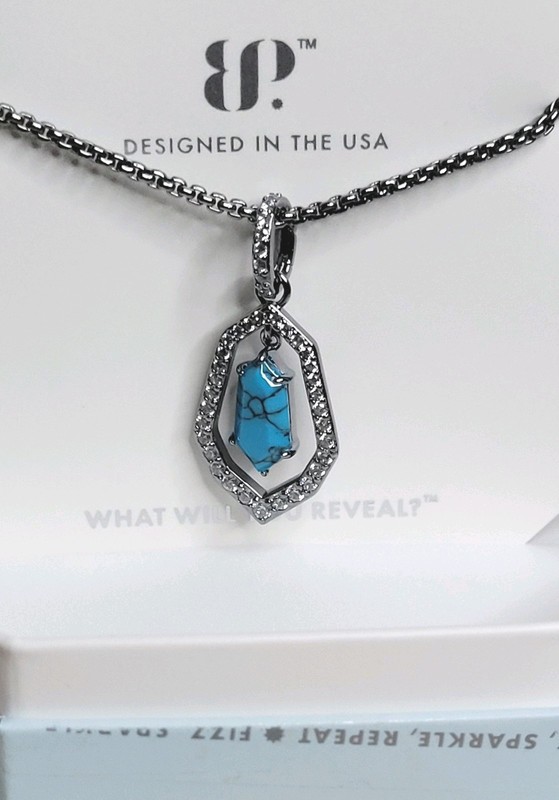 Bomb Party December 2025 Pendant "Glow For It Now" Hematite Plating