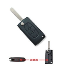 CHIAVE PER TELECOMANDO PER CITROEN C2 C3 C4 CON LAMA VA2 GUSCIO CON VANO CE0523
