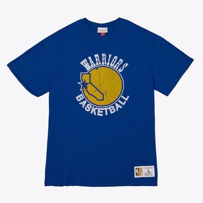 Golden State Warriors NBA Mitchell & Ness Legendary Slub 1.0 T-Shirt Blau-L