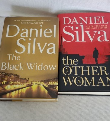 2 First Editions Daniel Silva  Spy Novels  Hardcover  Pre- Owned Good Condition