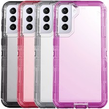 Case Shockproof Clear Crystal Cover For Samsung Galaxy S22 Plus/S21 Ultra/S20 5G