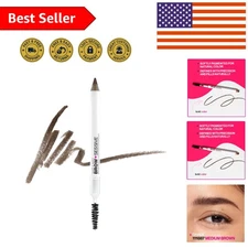 Ultra-Precise Medium Brown Brow Pencil -  & Cruelty-Free Beauty Essential