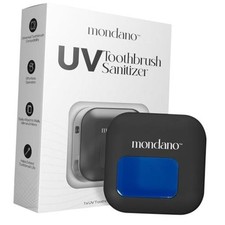 UV-C Toothbrush Sanitizer and Holder, Toothbrush Case - Midnight Black