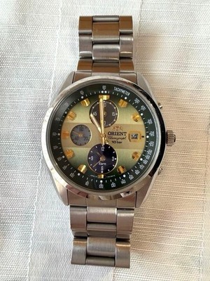ORIENT Solar Wristwatch Green Dial Neo70s WV0021TY