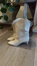Isabel Marant Lahia Western Suede Ankle Boots Women’s Size 39 EU Excellent