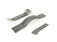 Reparaturblech-Set Rahmenheck Innen -PREMIUM- Vespa V50, PV125, ET3 - 3 Teile