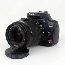 Canon Rebel XTi DSLR Camera with EF-S IS 18-55mm f/3.5-5.6 Lens - Black