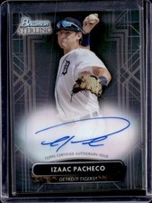 2022 Bowman Sterling Izaac Pacheco Prospect Auto Autograph #PA-IP Tigers