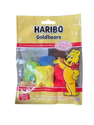 Offizielle Haribo Duft Gummibärchen Plüschtiere in ungeöffneter Themenverpackung