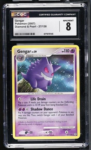 Gengar graded CGC 8 for sale on eBay