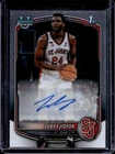 2025-26 Bowman Zuby Ejiofor Chrome Auto Autograph 1st Prospect #CPA-ZE