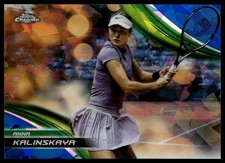 2025 Topps Chrome Tennis Sapphire Anna Kalinskaya Refractor #17