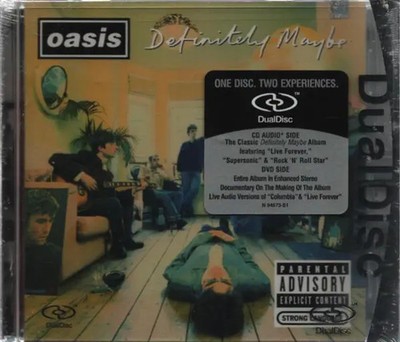 CD Oasis Definitely Maybe DUALDISC / STILL SEALED NEW OVP Epic