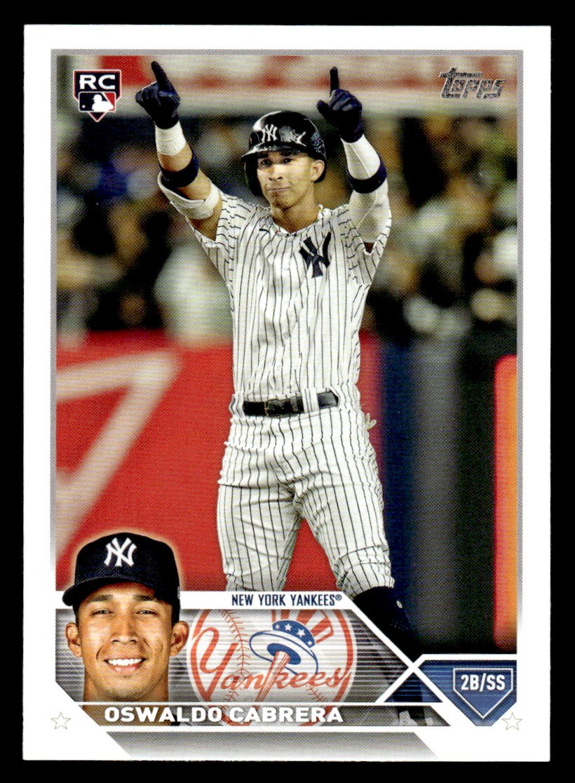 2023 Topps #487 Oswaldo Cabrera Gold