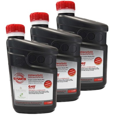 Glysantin G40 Kühlmittel Kühlerschutz Frostschutz 3x 1L G12++ Audi VW Seat Skoda