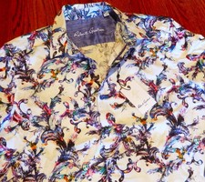 ROBERT GRAHAM MENS AUTHENTIC BRAND NEW ORIGINAL DRESS SHIRT Size L LARGE , NWT