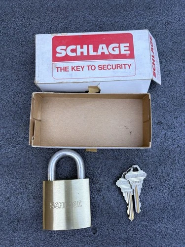 Vintage Schlage 606 Padlock 2” Solid Case