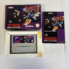 Super Strike Gunner - Super Nintendo Video Game SNES Boxed Fighting Battle War
