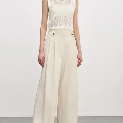 Hanssem System Wide Pants in Ivory Size 55 Official