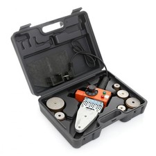 POLIFUSORE SALDATORE TUBI 1500W SALDATUBI POLIPROPILENE SALDA TUBI CON 6 MATRICI