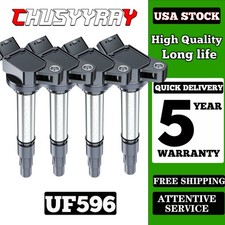 SET OF 4 Ignition Coil UF596 For 2009-2017 Toyota Corolla 1.8L NEW 2026