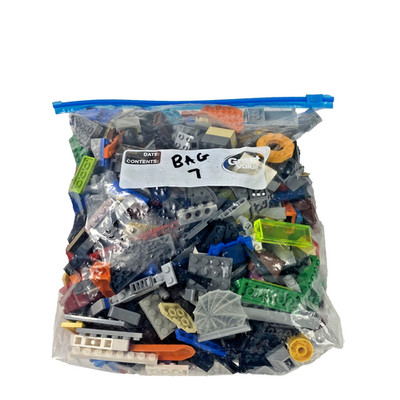 LEGO Bulk 2 Pounds Bricks Plate Pieces Technic Special Parts Building Set Bag 7