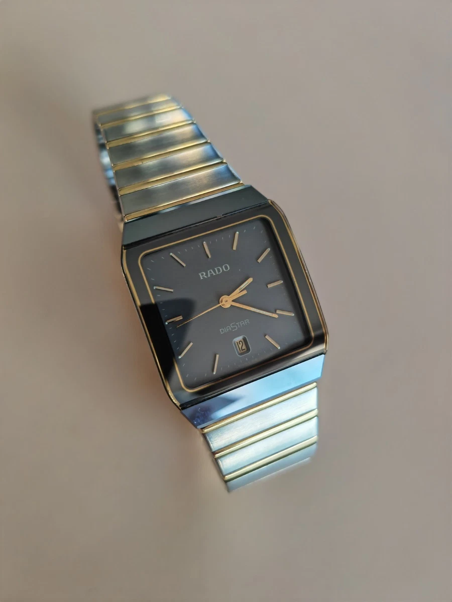 Montre Rado Diastar Sintra - Cadran Bleu Pour Femme - 22 Mm - Full Set (Boîte, Papiers) - Occasion
