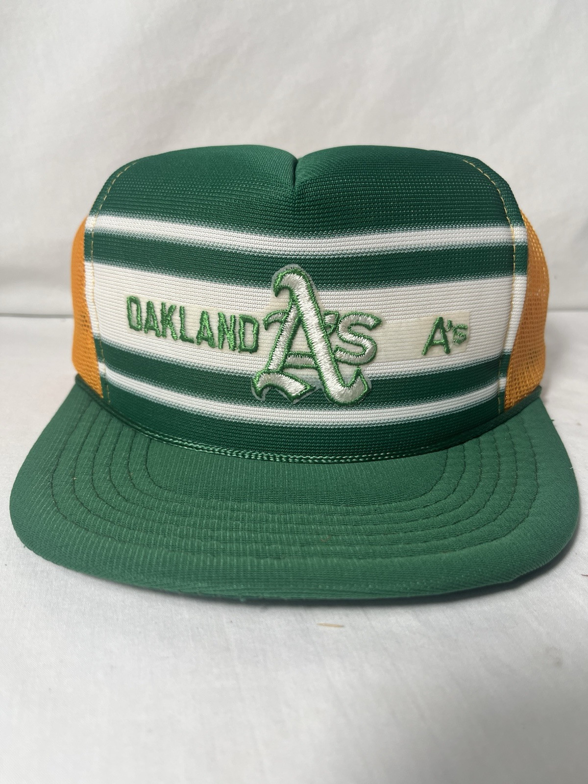 Vtg Oakland A's snapback hat dead stock | eBay