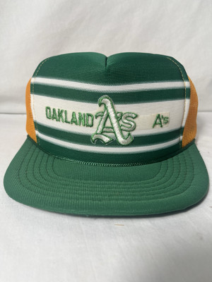 ウェア VINTAGE Oakland Athletics dead stock CAP NWOT Dead Stock OAKLAND A's Green/Yellow Hat 6 5/8 New Era Diamond