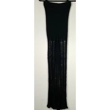 New Boohoo Boohoo Ladder Knit Beach Grunge Goth Swim Pants Women's Size 12