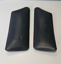 Triumph TR7 TR8 ** KNEE PAD PAIR, Black ** Good Used original YKC3565PA YKC3566