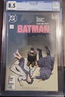 BATMAN #404 (DC, 1987) CGC Graded 8.5 ~ FRANK MILLER ~ YEAR ONE ~ White Pages