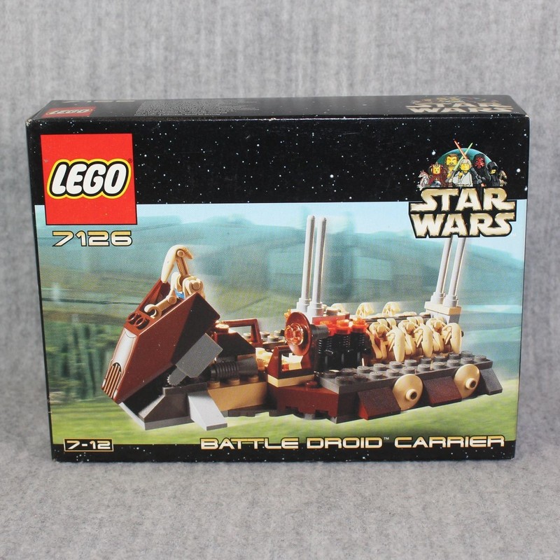 LEGO STAR WARS 7126 Battle Droid Carrier Vintage 2001 Retired Set New Sealed