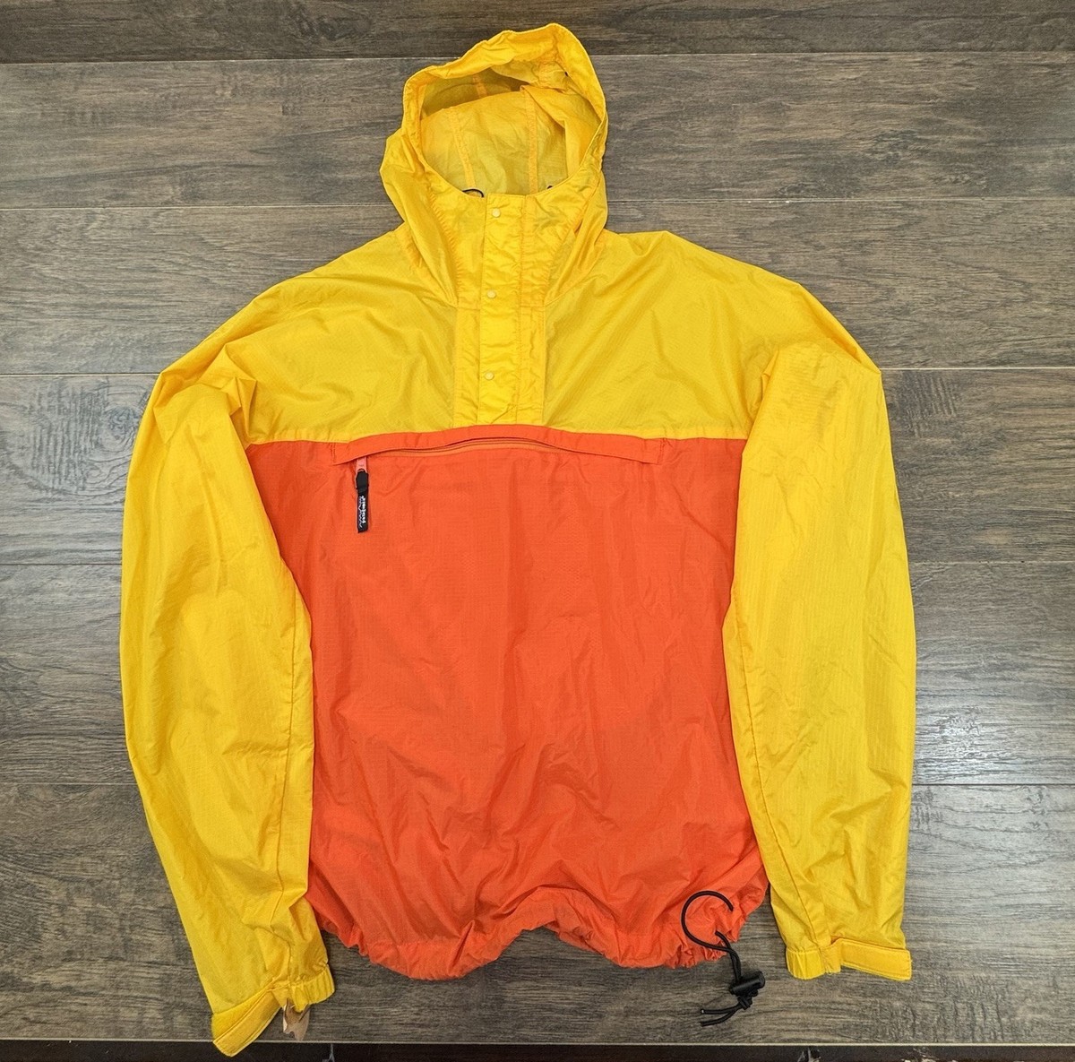 Vintage Patagonia Rain Jacket Mens Medium Gold/Orange Pneumatic