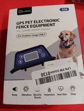E-Fence GPS Pet Dog Electronic Fence Equipment Collar (E06) NIB FREESHIP B58B