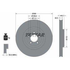 Disque de frein Jaguar XF